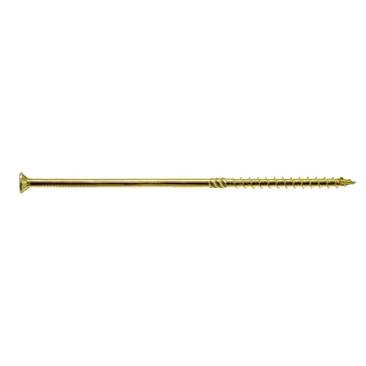Simpson Strong-Tie SDCP22858 Strong-Drive (0.225" x 8-5/8") T40 Yellow Zinc SDCFC Timber-CFC Screw, Flat Head w/ Nibs (250 Pack)
