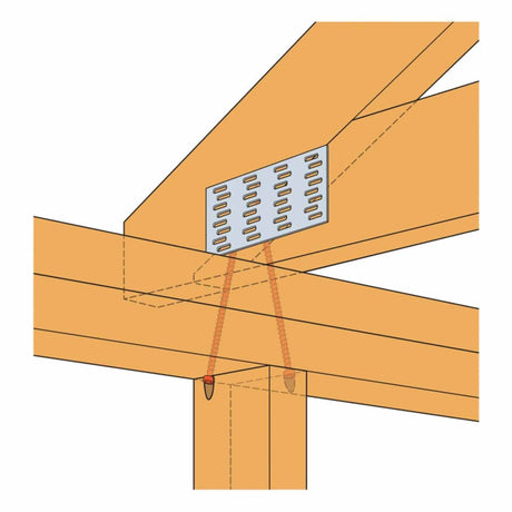 Simpson Strong-Tie SDWC15600B-KT Strong-Drive(.155" x 4-1/2") T30 E-coat SDWC Truss Screw, Cap Head, Orange (500 Pack) - 10