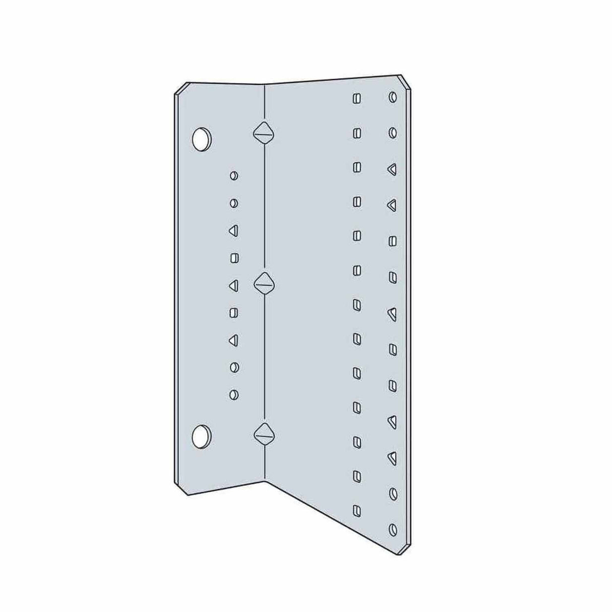 Simpson Strong-Tie SJC8.25-R15 (2 in. x 4-1/2 in. x 8-1/4 in.) 14Ga SJC Galvanized Steel Joist Connector (15 Pack)