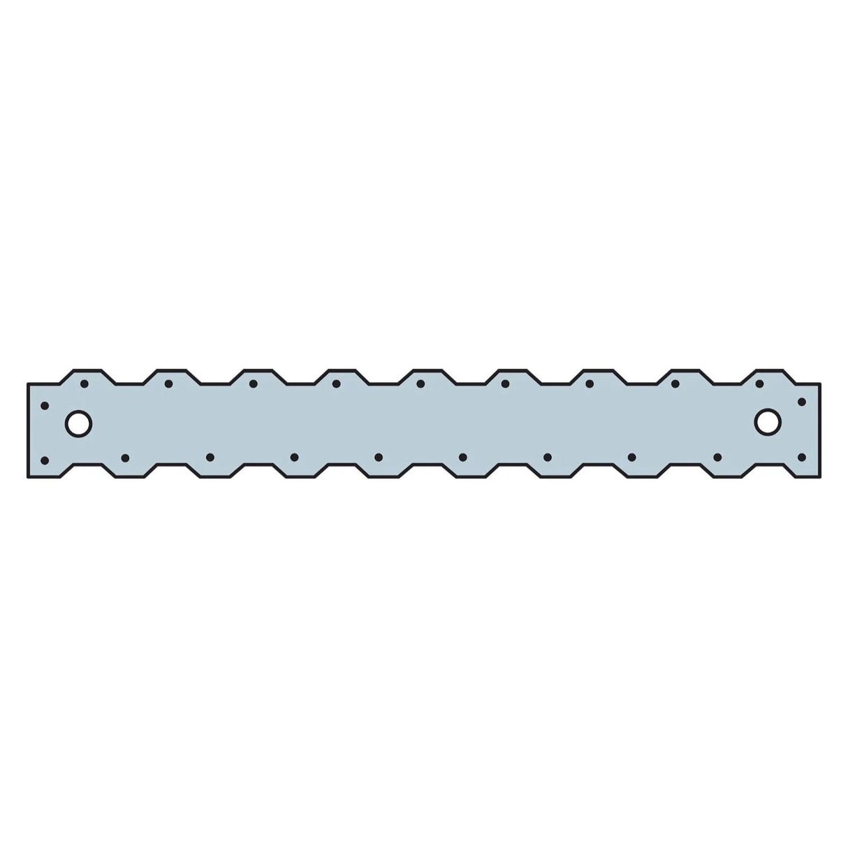 Simpson Strong-Tie ST2215 (16-5/16") 20-Gauge Galvanized Strap Tie