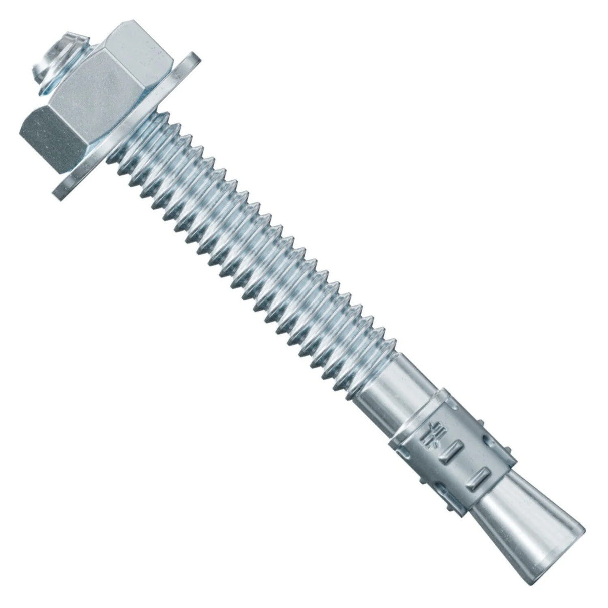 Simpson Strong-Tie STB2-25214 Strong-Bolt (1/4 in. x 2-1/4 in.) Carbon Steel 2 Wedge Anchor - Fully Assembled (100 Pack)