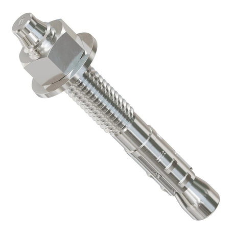 Simpson Strong-Tie STB2-373006SS Strong-Bolt (3/8" x 3") Stainless Steel 2 Wedge Anchor - Uassembled (50 Pack)