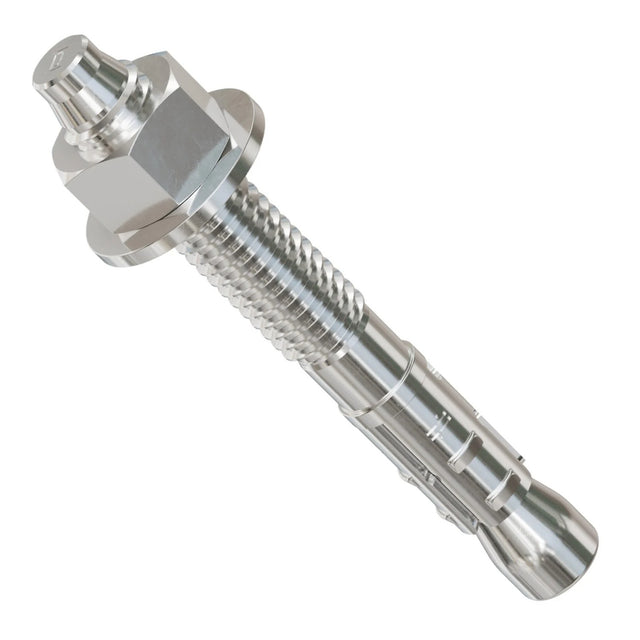 Simpson Strong-Tie STB2-373006SS Strong-Bolt (3/8" x 3") Stainless Steel 2 Wedge Anchor - Uassembled (50 Pack)
