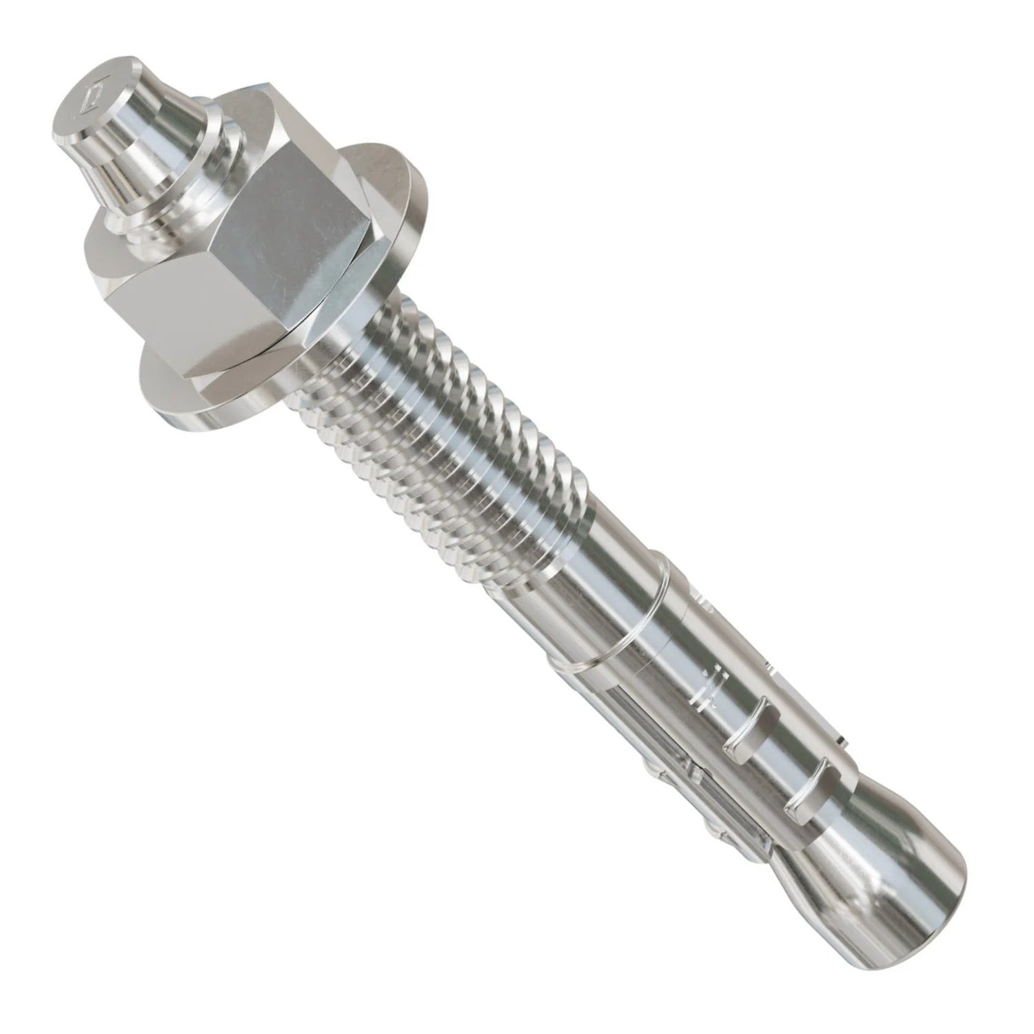 Simpson Strong-Tie STB2-373126SS Strong Bolt (3/8" x 3-1/2") Stainless Steel 2 Wedge Anchor - Uassembled (50 Pack)
