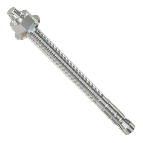 Simpson Strong-Tie STB2-375004SS Strong Bolt (3/8" x 5") Unassembled 2 Wedge Anchor - Type 304 (50 Pack)