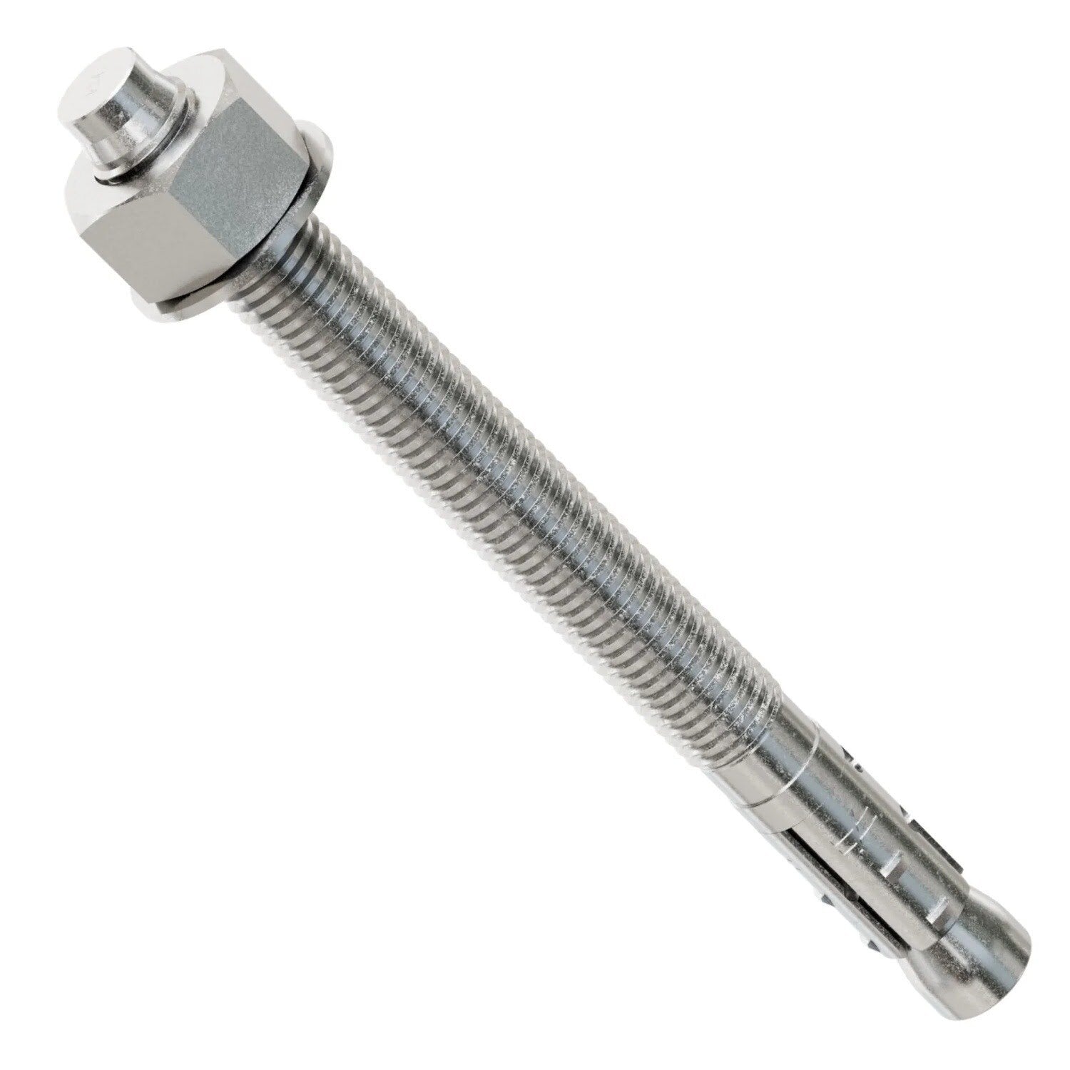 Simpson Strong-Tie STB2-758124SS Strong Bolt (3/4" x 8-1/2") 2 Wedge Anchor - Type 304, Unassembled (10 Pack)