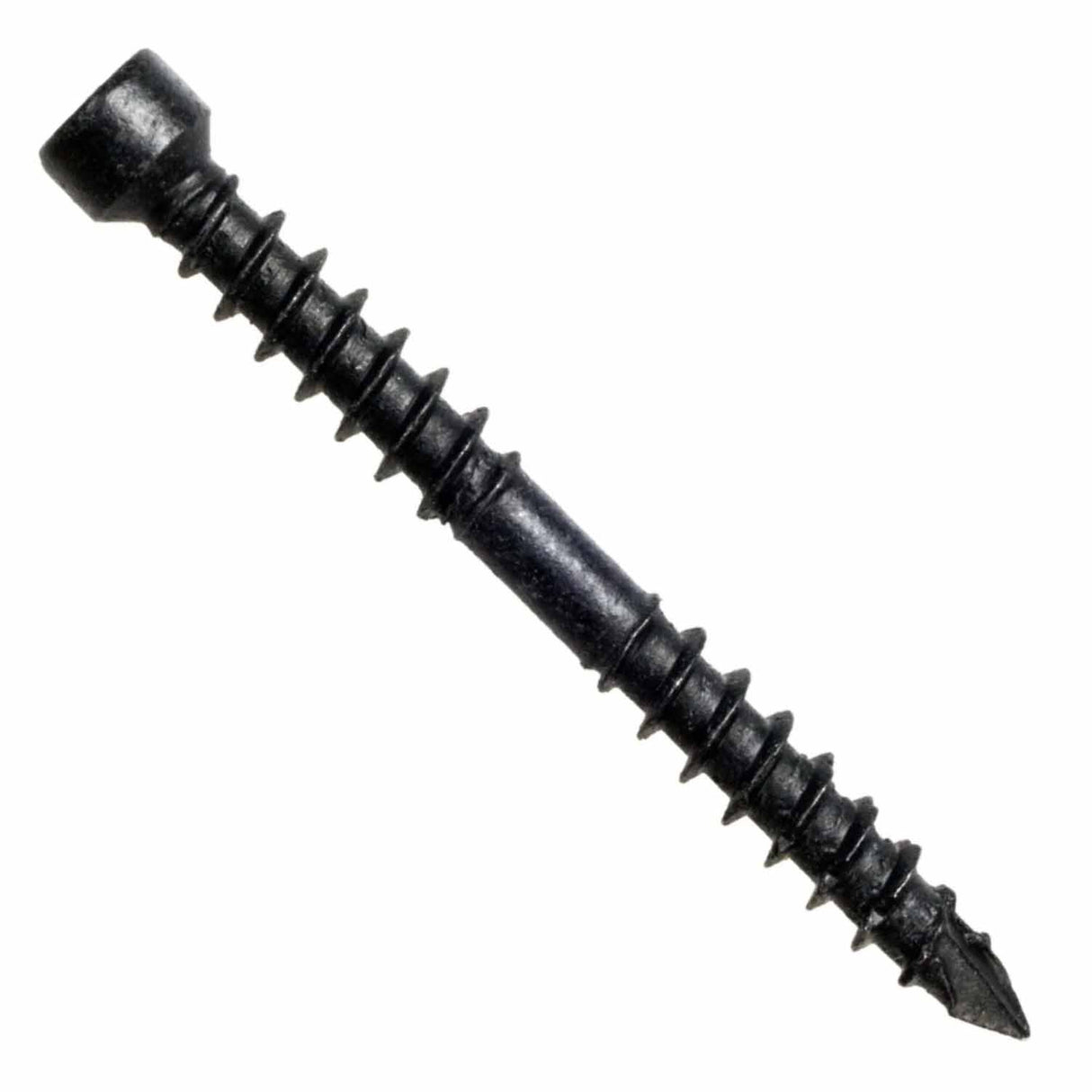 Simpson Strong-Tie SWD18212DBB-R50 Strong-Drive (0.180-in x 2-1/2-in T30) SWD Double-Threaded Screw Black (50 Pack)