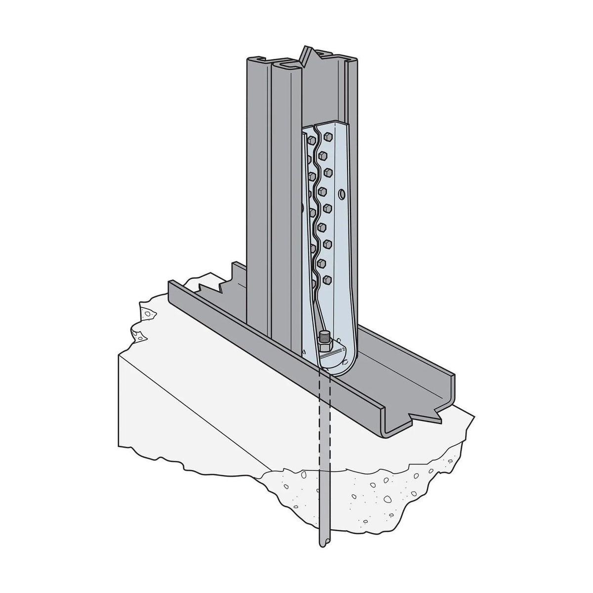 Simpson Strong-Tie S/HDU4 (7-7/8 in.) Light-Gauge Steel Holdown for Cold-Formed Steel Framing - 5