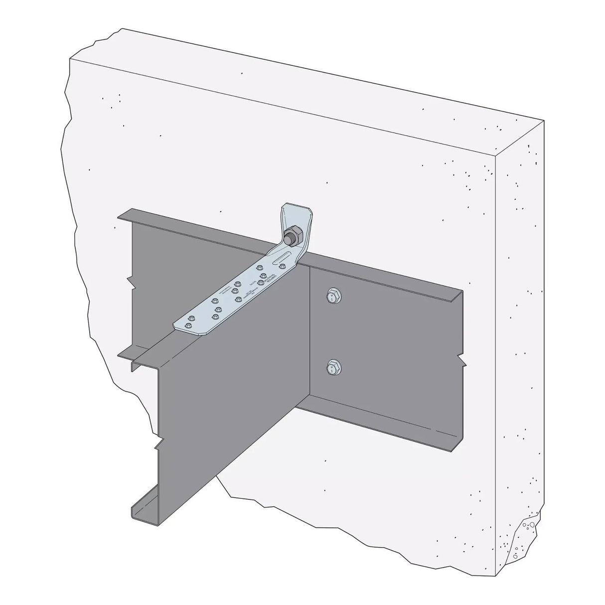 Simpson Strong-Tie S/LTTP2 Galvanized Tension Tie for Cold-Formed Steel Construction - 5