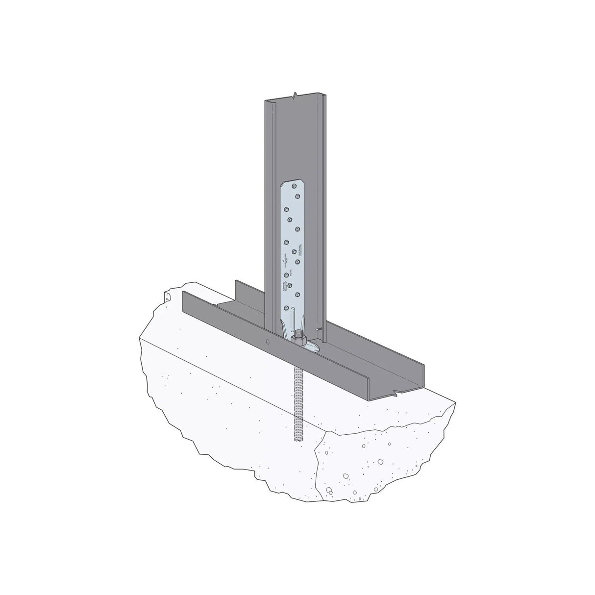 Simpson Strong-Tie S/LTTP2 Galvanized Tension Tie for Cold-Formed Steel Construction - 6