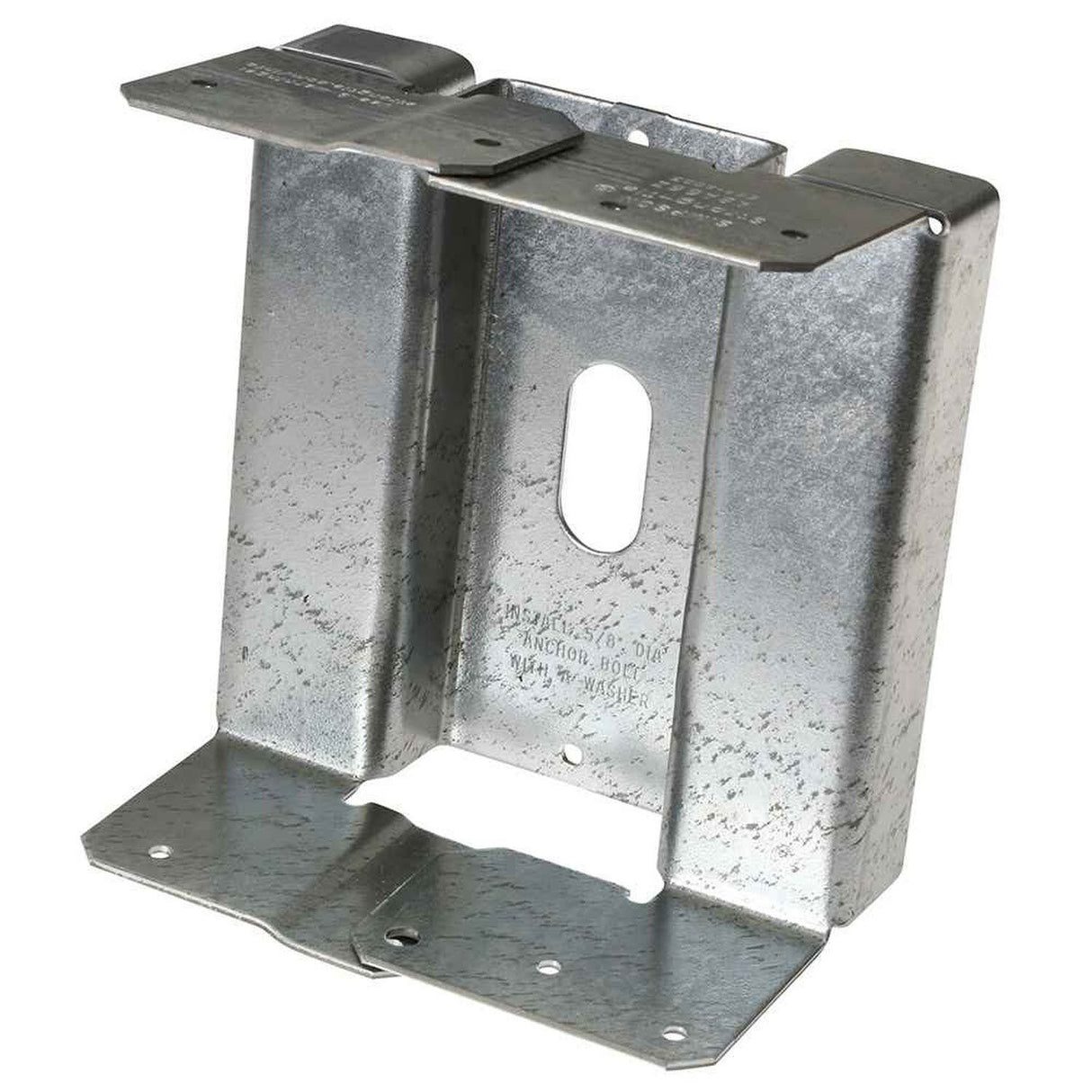 Simpson Strong-Tie ABA66RZ (6") 14Ga Adjustable Standoff Post Base for 6x6 Rough - ZMAX Finish
