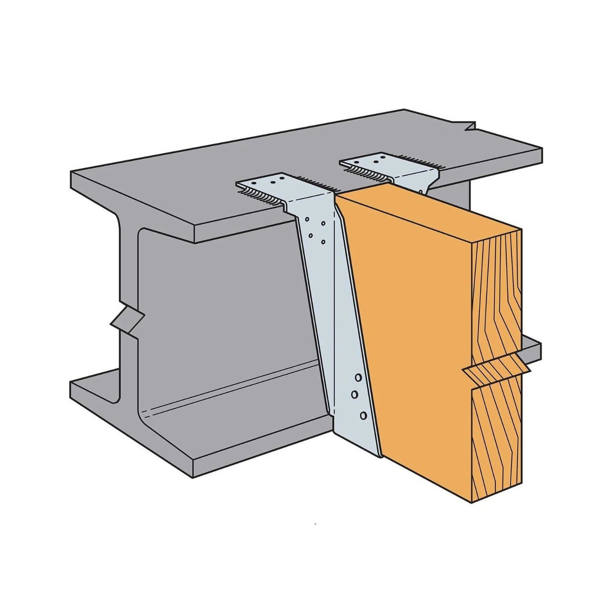 Simpson Strong-Tie BA1.81/11.88 (1-3/4" x 11-7/8") Top-Flange Joist Hanger for Engineered Wood - 5