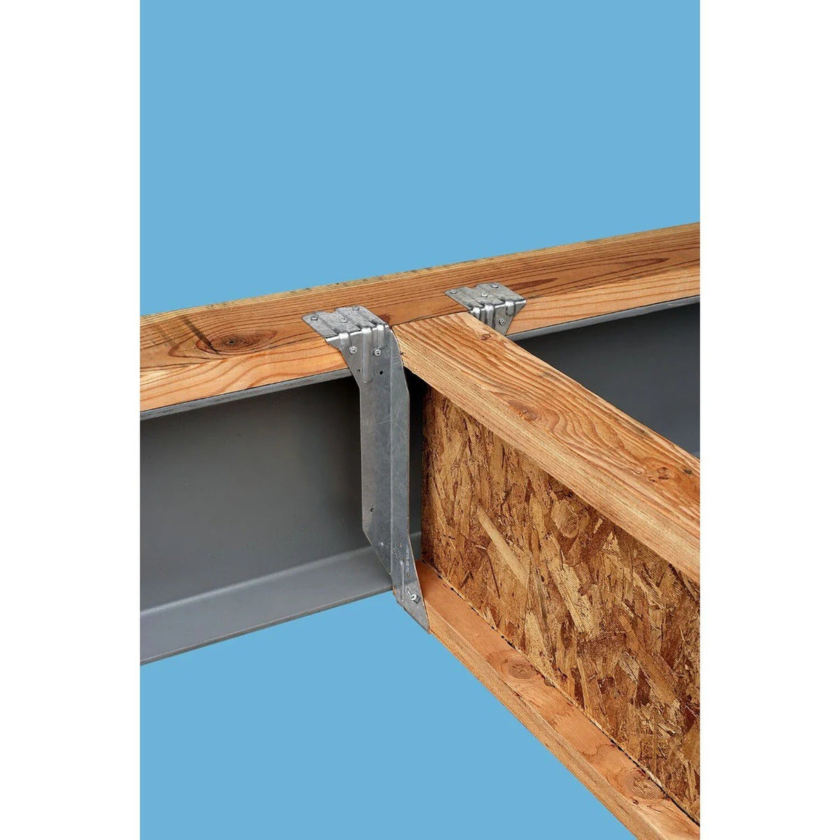 Simpson Strong-Tie BA610 (6x10) 12Ga Galvanized Top Flange Joist Beam Hanger - 5