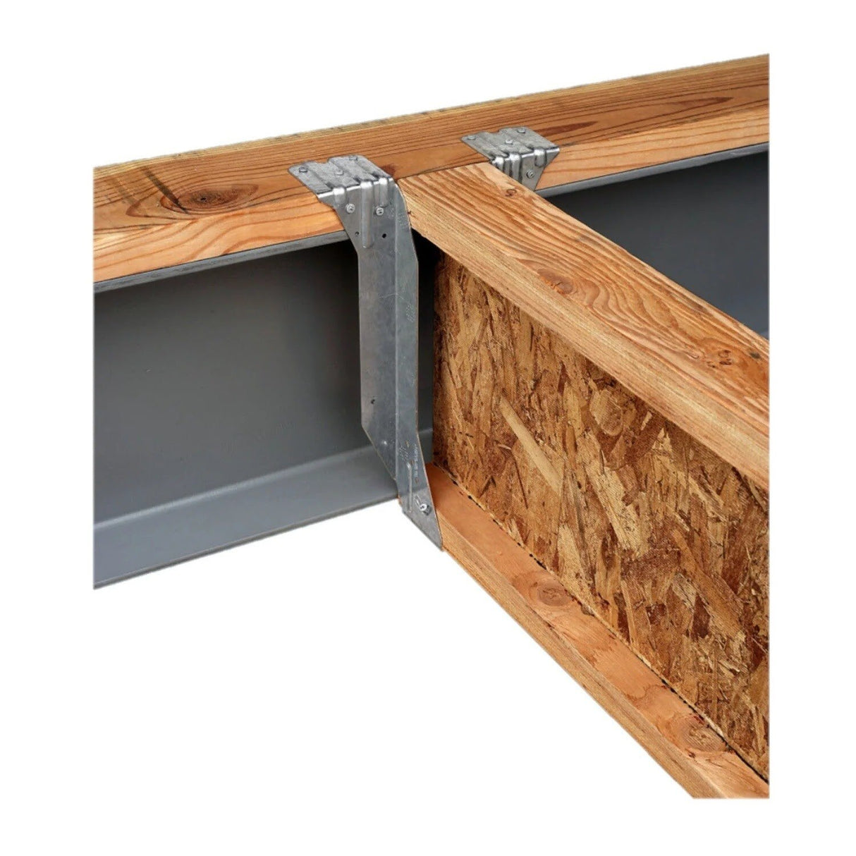 Simpson Strong-Tie BA7.12/11.88 (3-1/2" x 11-7/8") 12Ga Galvanized Top Flange Joist Beam Hanger - 4