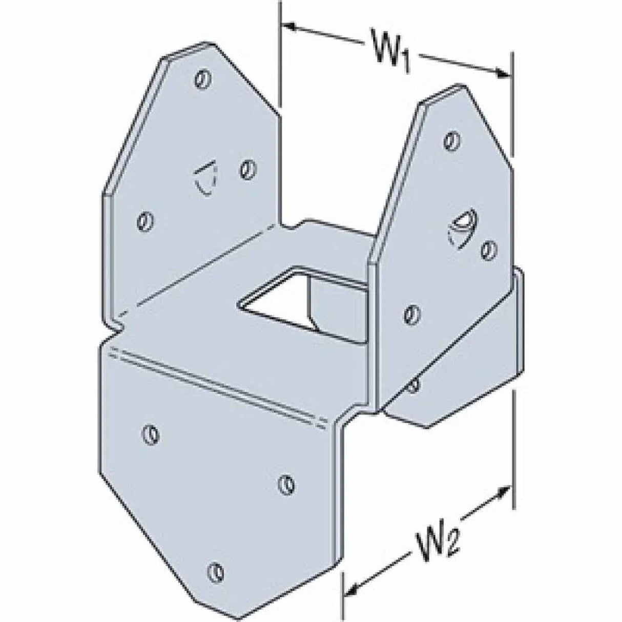 Simpson Strong-Tie BCS2-3/6SS (2-3x6) None Post Cap - Stainless Steel - 2
