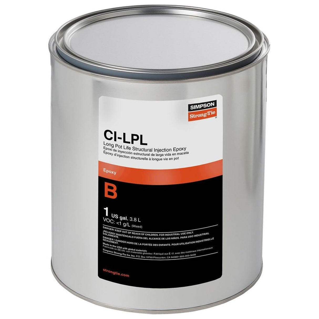 Simpson Strong-Tie CILPL1B (1 gal) Long Pot Life Structural Injection Epoxy Hardenerl.)