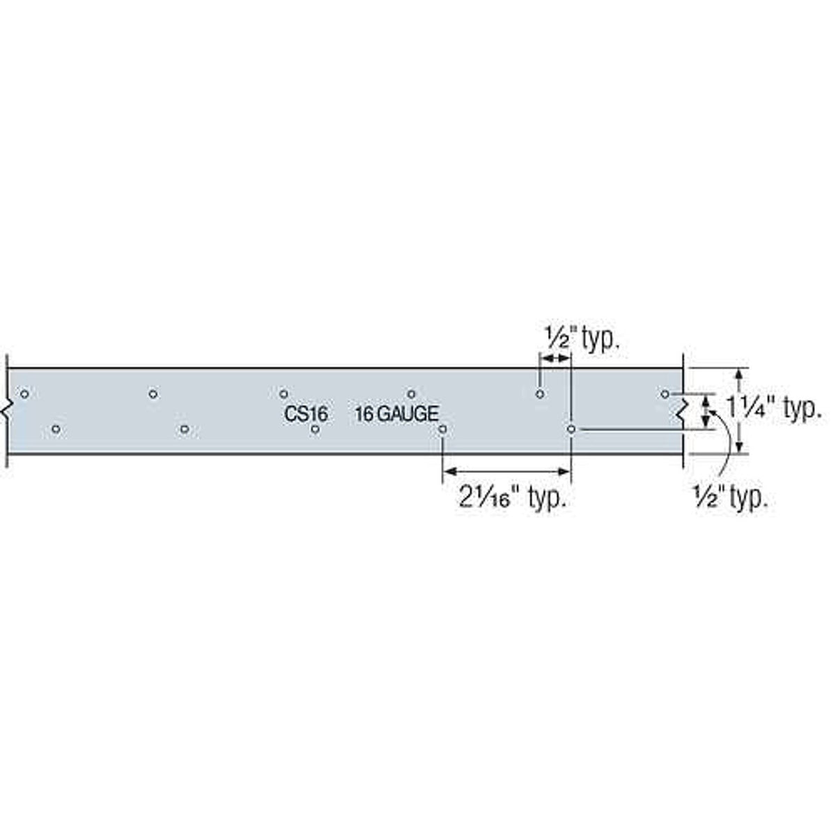 Simpson Strong-Tie CS18S (18-Gauge 100') Galvanized Coiled Strap - 2