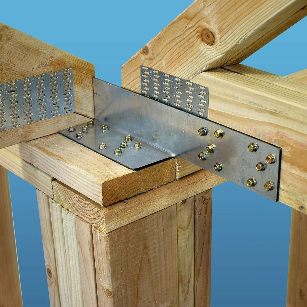 Simpson Strong-Tie DSC2L-SDS3 (16") left-Skewed Drag Strut Connector with SDS Screws - G90 Galvanized - 2