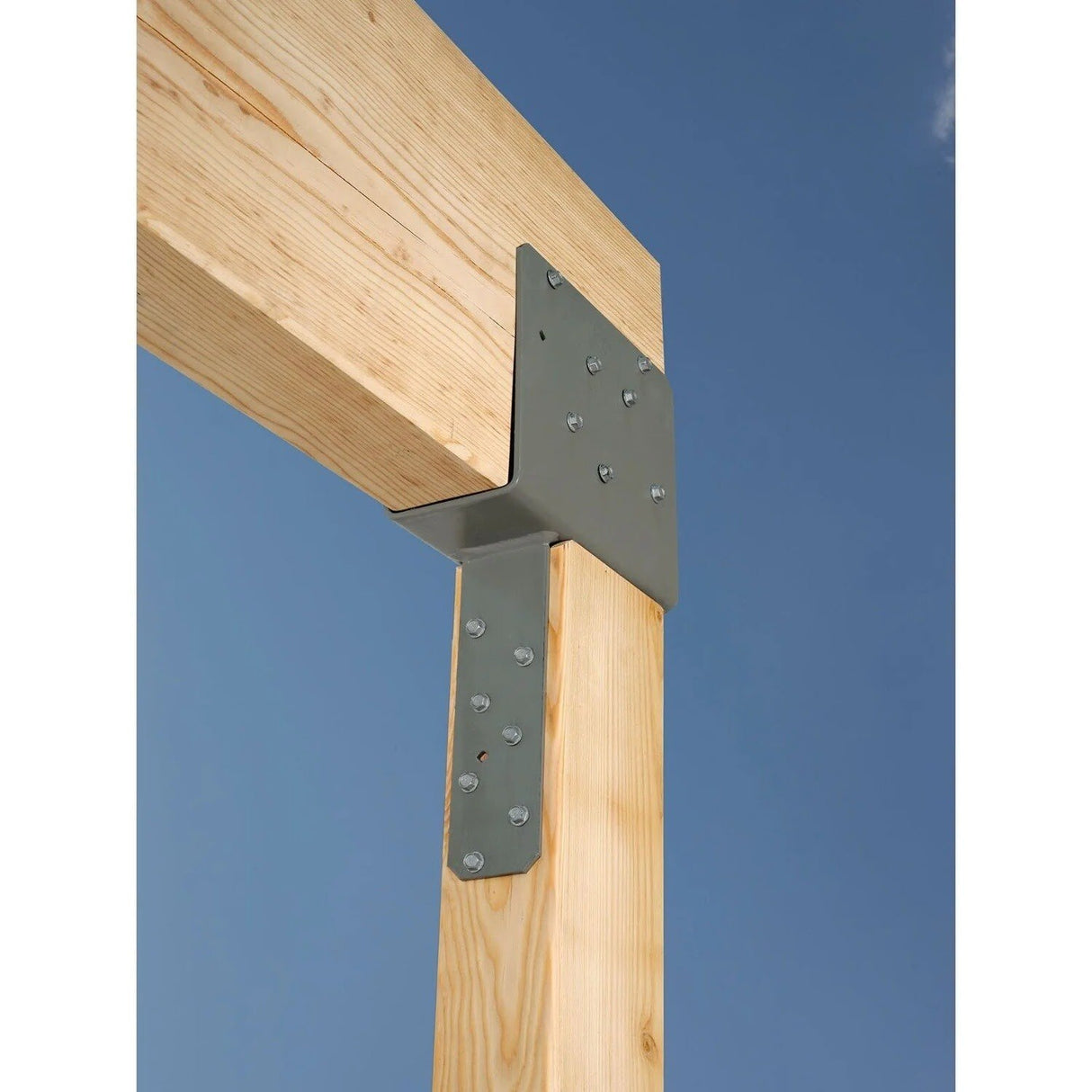 Simpson Strong-Tie ECC44 (4x Beam, 4x Post) End Column Cap, Gray Paint - 2