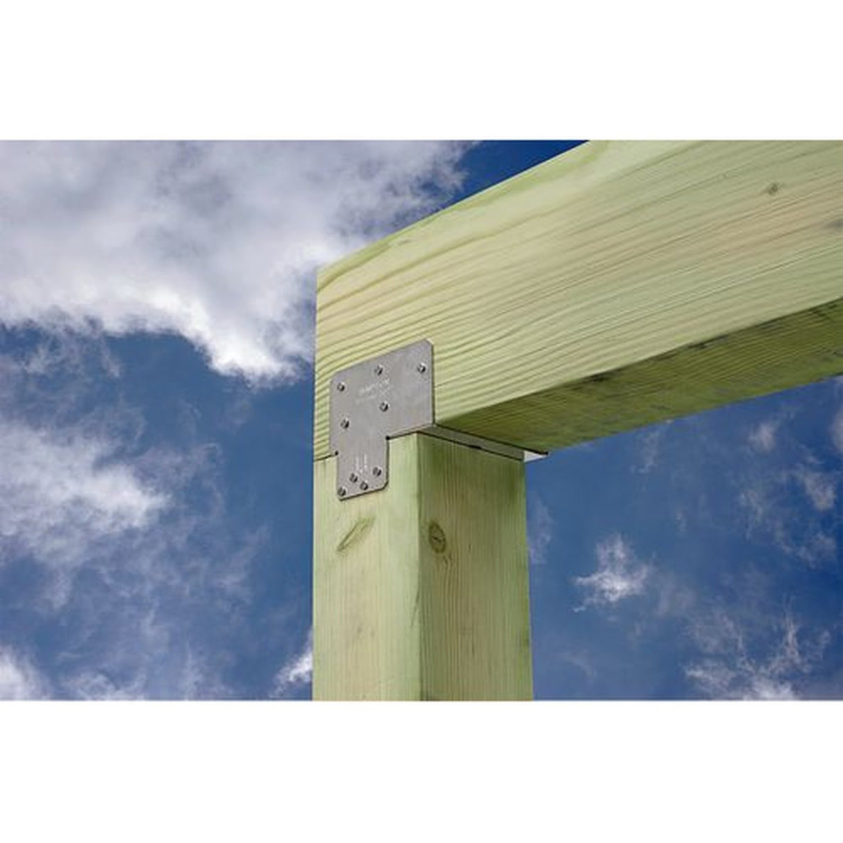 Simpson Strong-Tie EPC4Z (3-9/16") 16 Gauge End Post Cap, ZMAX Finish - 2