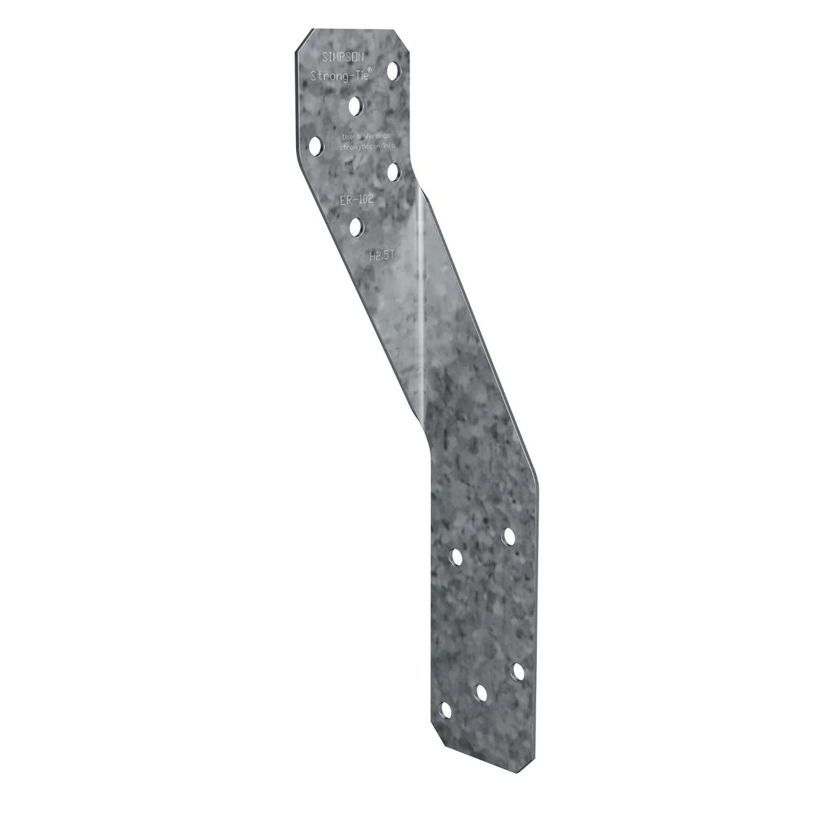 Simpson Strong-Tie H2.5T (18-Gauge) Hurricane Tie - G90 Zinc Galvanized for Wood Construction