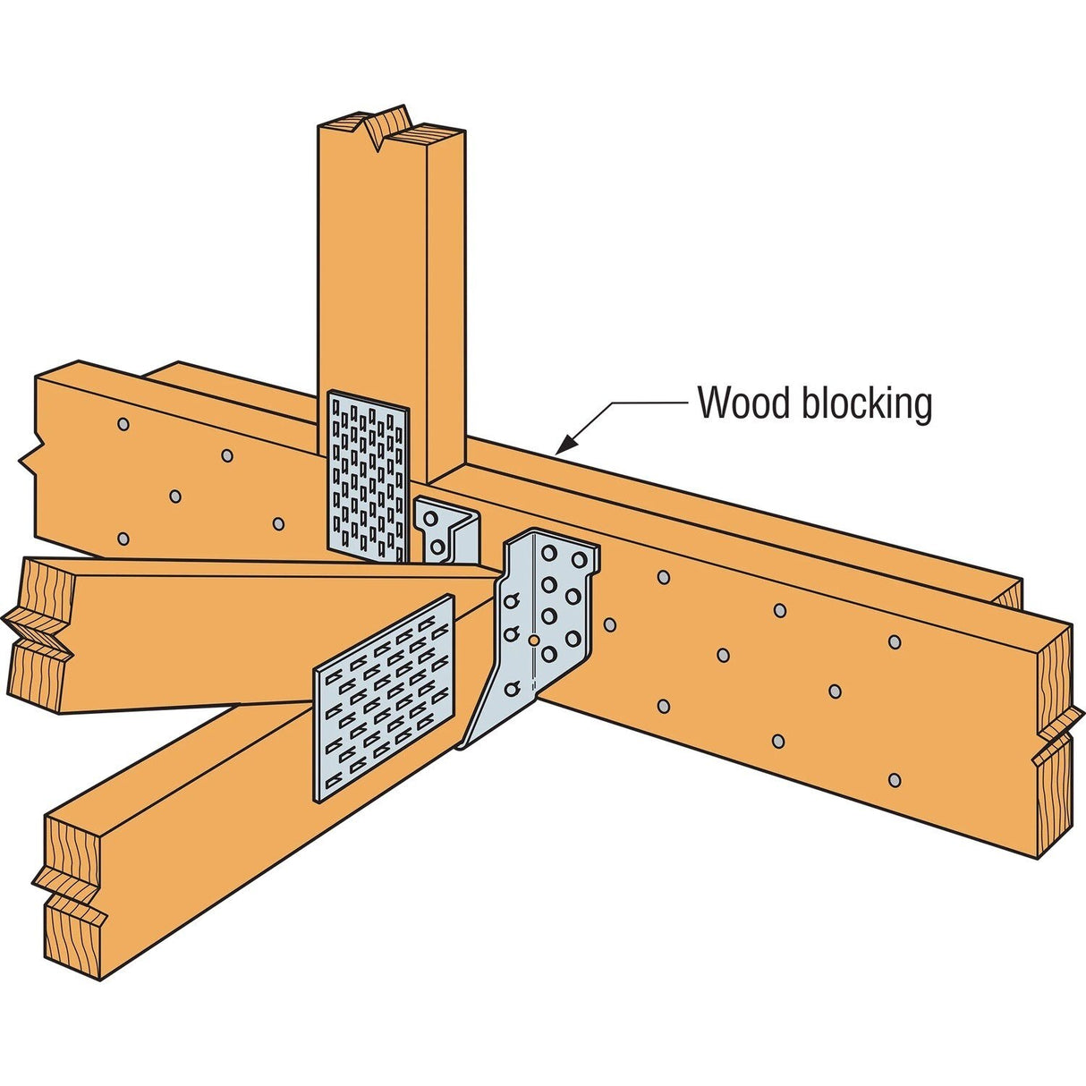 Simpson Strong-Tie HGUS3.25/10 (3-1/8" x 10") 12Ga Heavy Girder Hanger with Double-Shear Nailing - G90 Galvanized - 2
