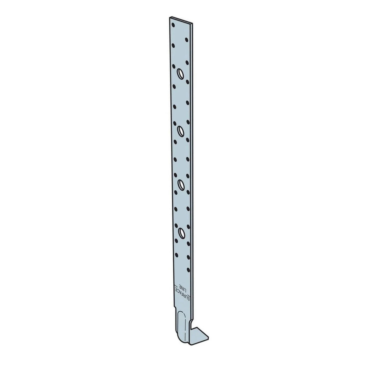 Simpson Strong-Tie HPA28 (32-1/2 in.) 10 Gauge Heavy Purlin Anchor - G90 Zinc Galvanized