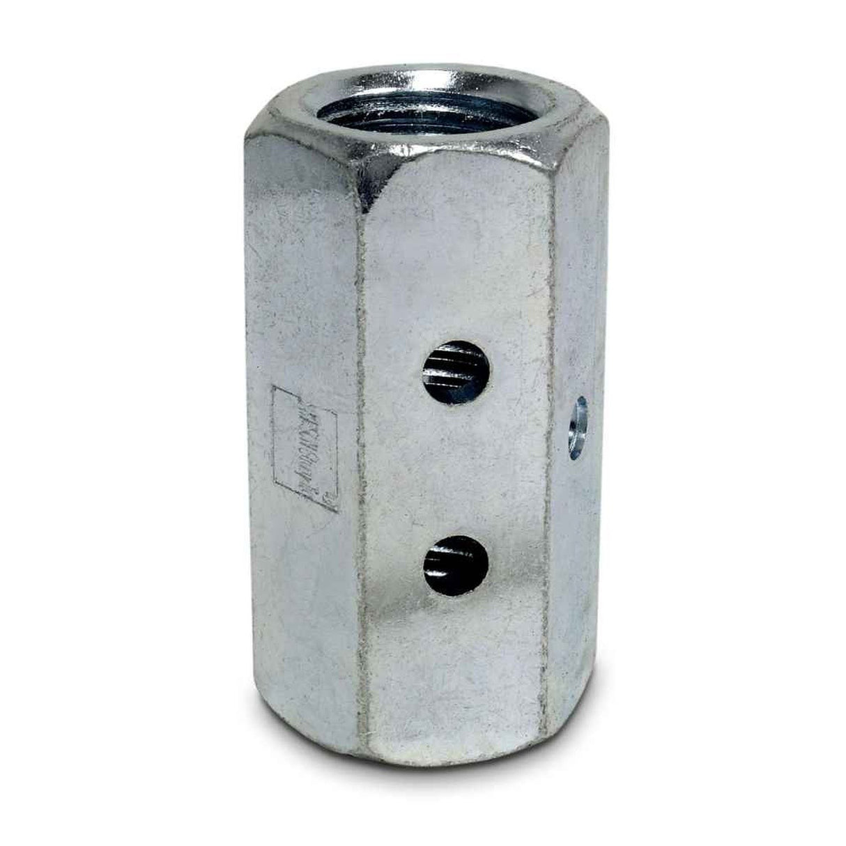Simpson Strong-Tie HSCNW3/4 (3/4") High Strength Coupler Nut with Witness Hole, Zinc Plated Finish