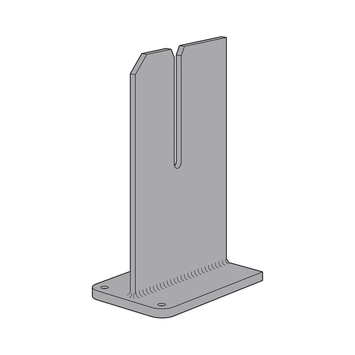 Simpson Strong-Tie HSKP5.75X14.5-W (5-3/4" x 14") Heavy Seated Knife Plate Hanger - Steel