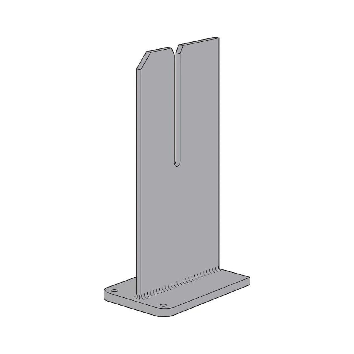 Simpson Strong-Tie HSKP5.75X17-W (5-3/4" x 16-1/2") Heavy Seated Knife Plate Hanger - Steel