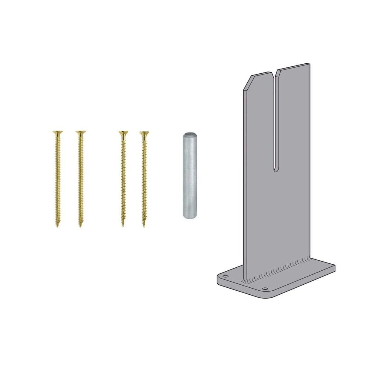 Simpson Strong-Tie HSKP5.75X17-W (5-3/4" x 16-1/2") Heavy Seated Knife Plate Hanger - Steel - 2