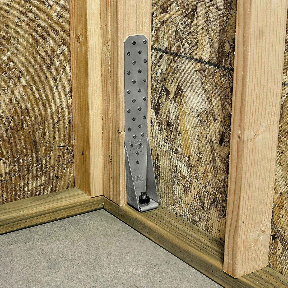 Simpson Strong-Tie HTT5-3/4 (16") Heavy Tension Tie for 3/4" Anchor Bolt - G90 Galvanized - 2