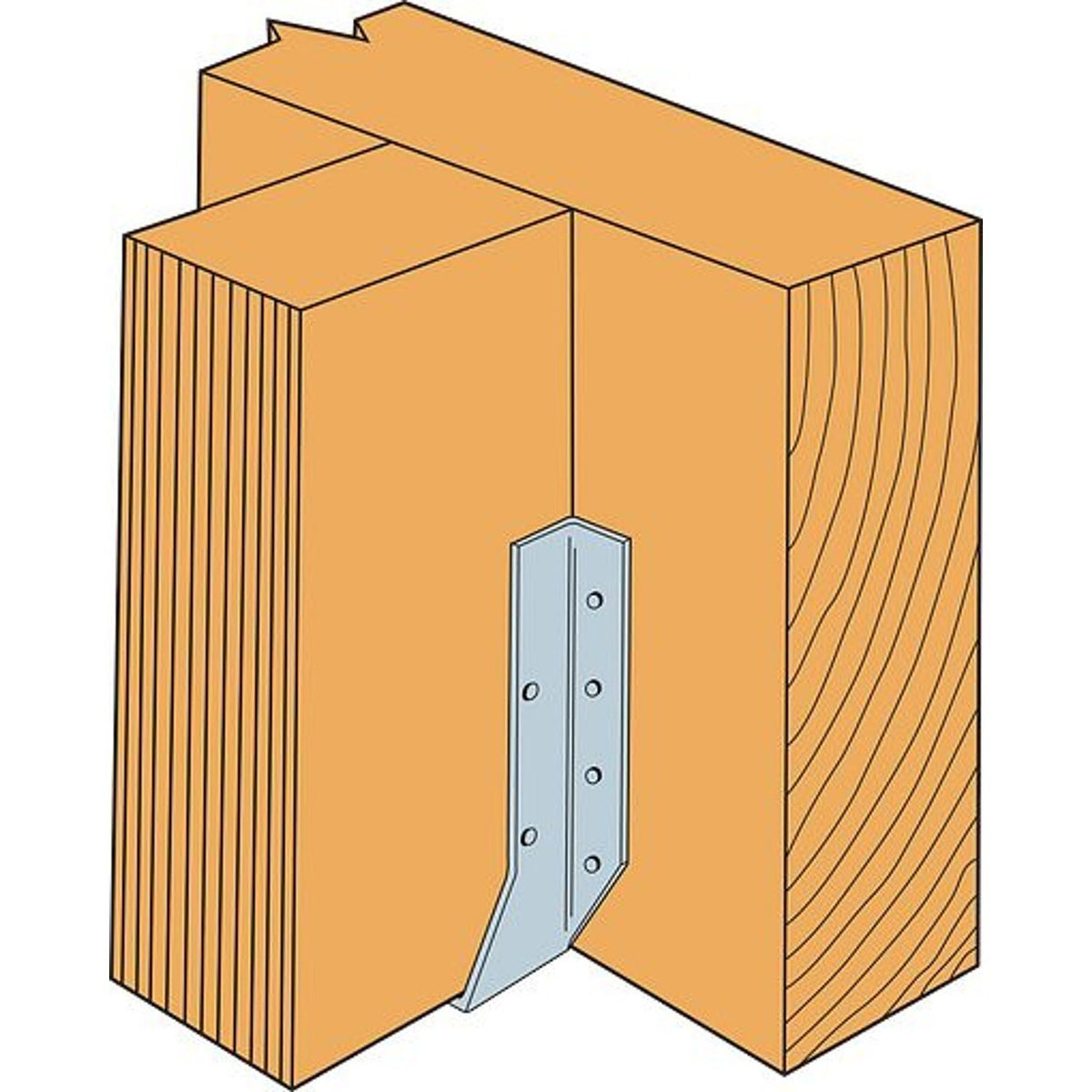Simpson Strong-Tie HU410SS Stainless-Steel Face-Mount Joist Hanger for 4x10 - Heavy-Duty Corrosion Resistant Connector - 4