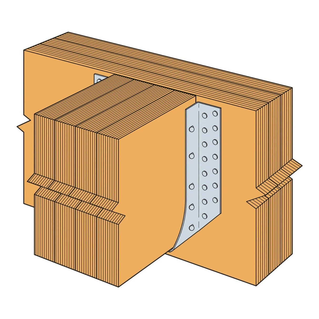 Simpson Strong-Tie HU812 (8" x 12") Heavy-Duty Face-Mount Joist Hanger - 2