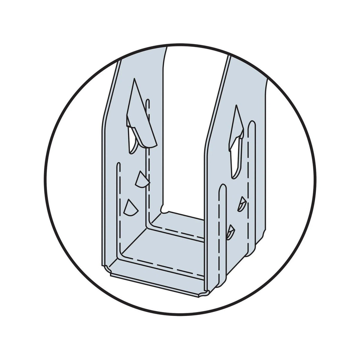 Simpson Strong-Tie IUS2.56/16 (2-1/2" x 16") Face-Mount Joist Hanger for Engineered Wood - 3
