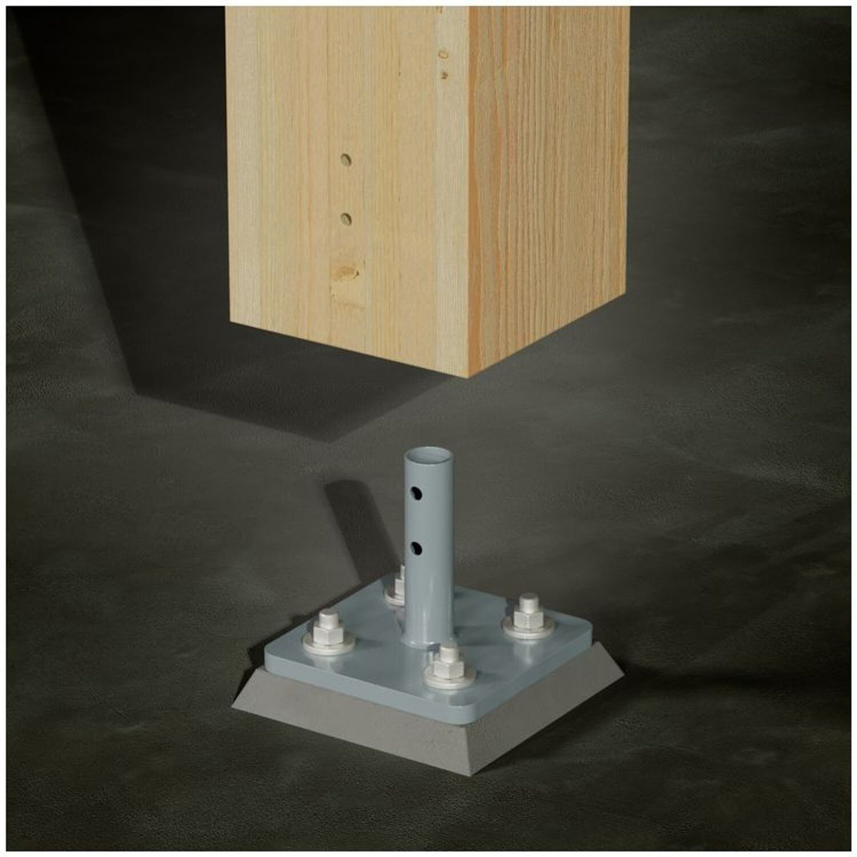 Simpson Strong-Tie MCB11.5X11.5 (11-1/2" x 11-1/2") Mass Timber Column Base for Glulam to Concrete Connections