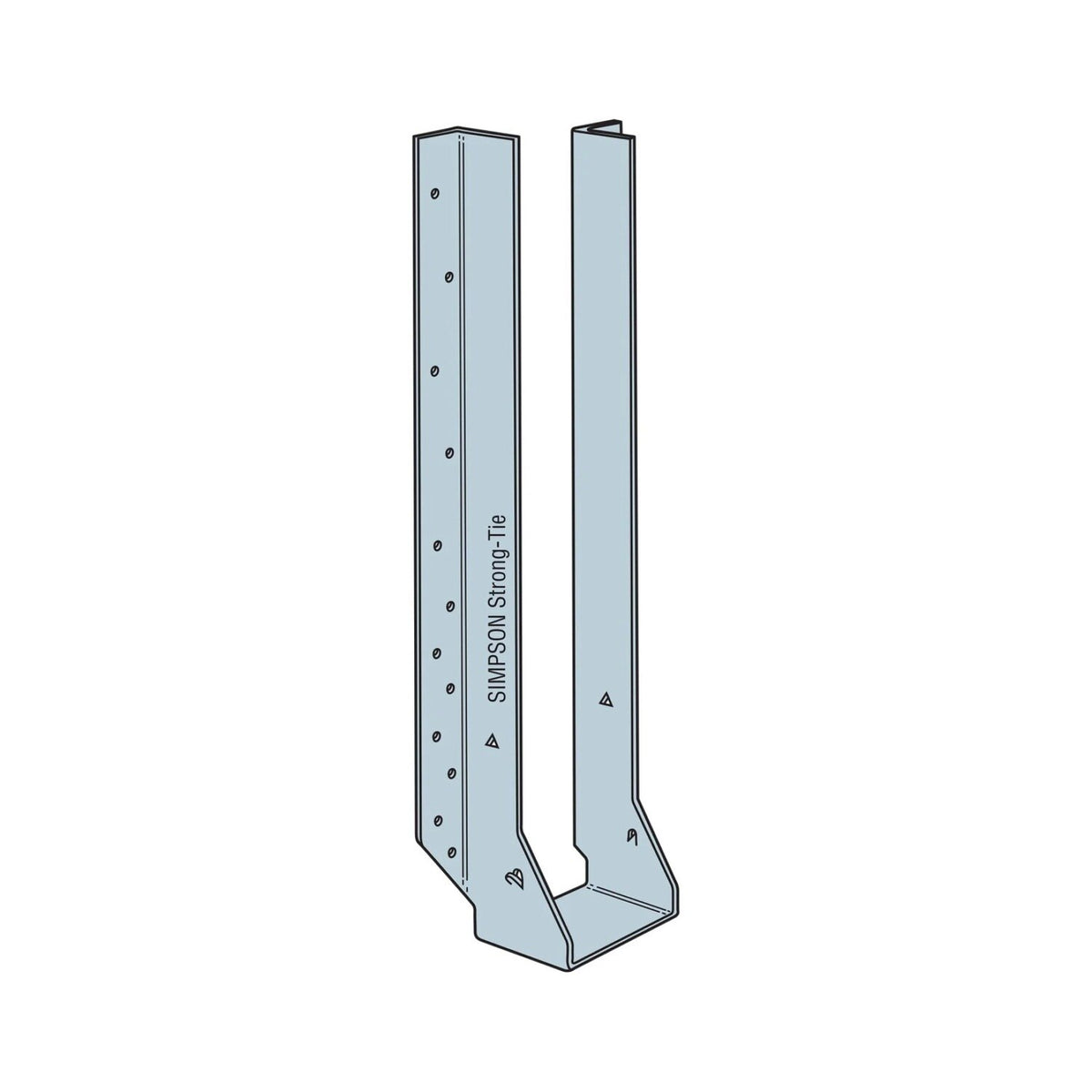 Simpson Strong-Tie MIU2.56/18 (2-1/2" x 18") Face-Mount Joist Hanger for Engineered Wood - 3