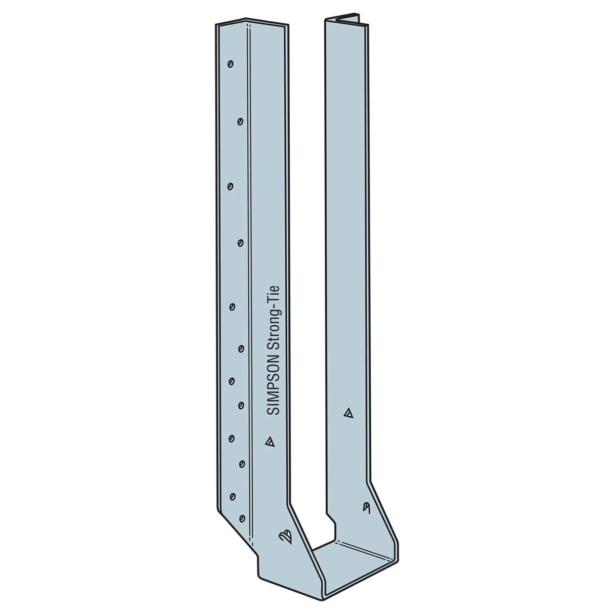 Simpson Strong-Tie MIU3.12/11 (3 in. x 11-7/8 in.) Face-Mount Joist Hanger for Engineered Wood - 2