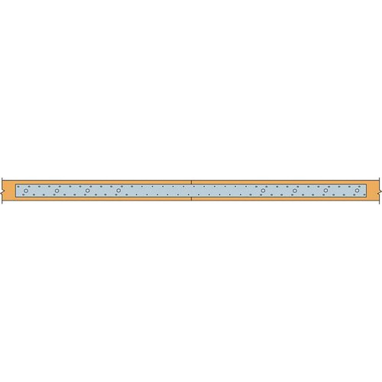 Simpson Strong-Tie MST48HDG (48") 12-Gauge Hot-Dip Galvanized Medium Strap Tie for Wood Framing Connections - 4