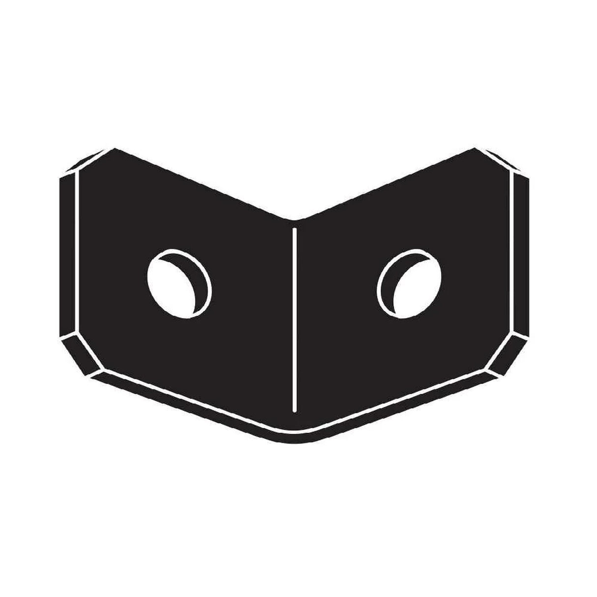 Simpson Strong-Tie OHA33 (3-1/8" x 3") Black Powder-Coated Ornamental Heavy Angle