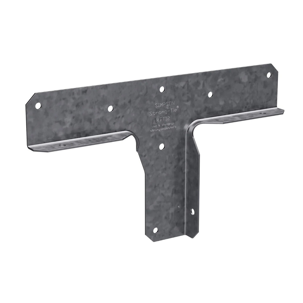 Simpson Strong-Tie RTT12 (18-Gauge) Rigid Tie Connector for 2x Post, 1x Joist, Galvanized