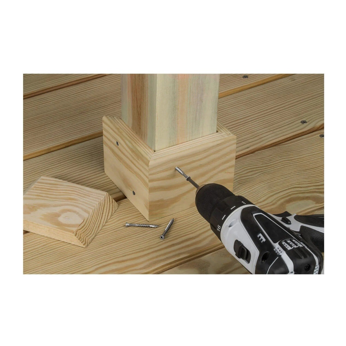 Simpson Strong-Tie S07225FTPBK (#7 x 2-1/4") Trim-Head Screw, 6-Lobe Drive T-15 Type 305, Black (350 Pack) - 2