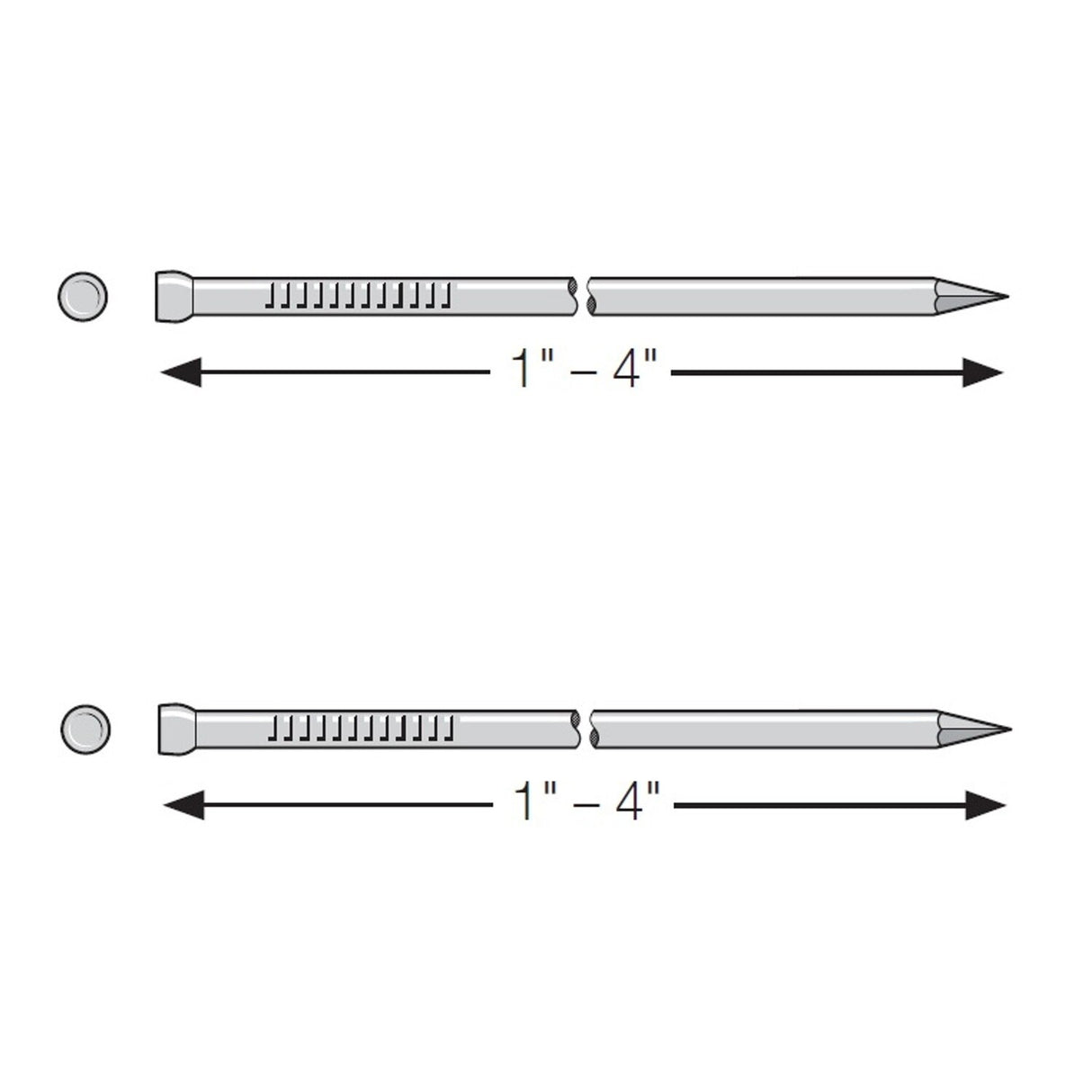 Simpson Strong-Tie S4FN5 (1-1/2") 14ga 4D Smooth Shank Finishing Nail - Type 304 (5 lb.Pkg) - 2