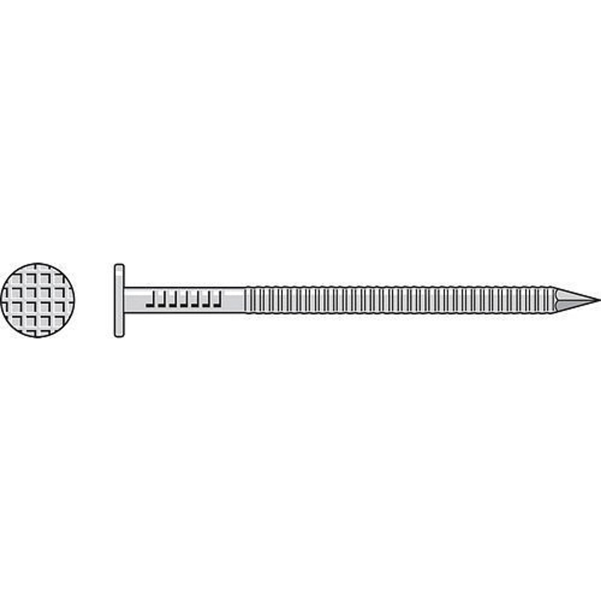 Simpson Strong-Tie S8SNDT1 (2-1/2" x .092") 14Ga Stainless Steel Painted Siding Nail - Tan (1 lb.) - 2