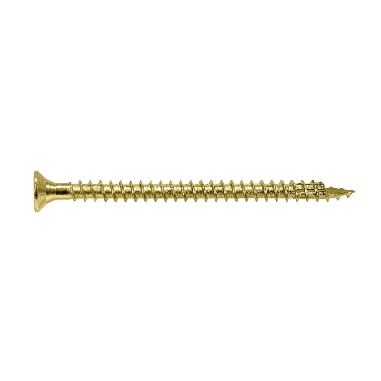 Simpson Strong-Tie SDCF22434-R50 Strong-Drive (0.590" x 4-3/4") T40 Yellow Zinc Timber-CF Screw, Flat Head w/ Nibs (50 Pack)