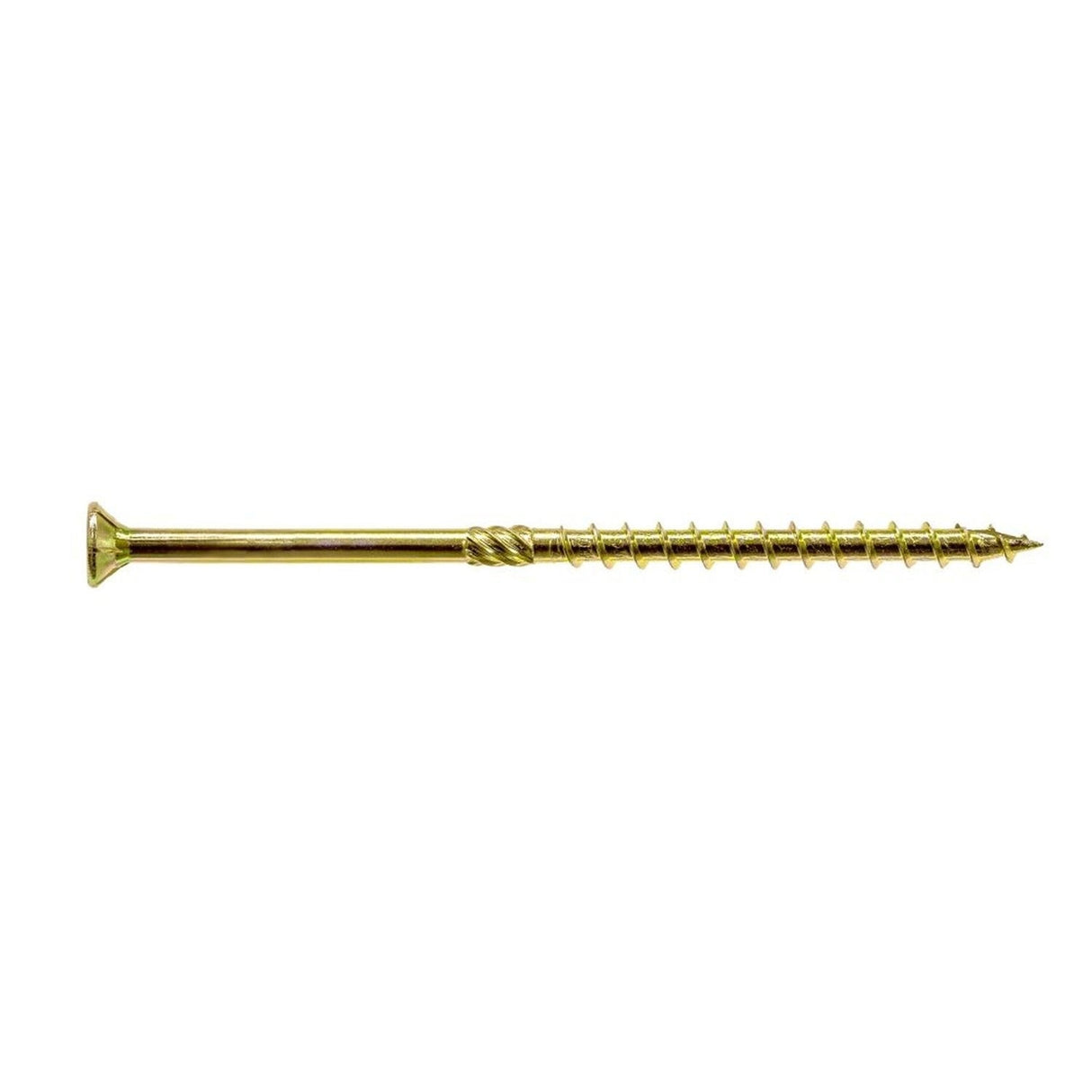 Simpson Strong-Tie SDCP22614-R50 Strong-Drive (0.225" x 6-1/4") T40 Yellow Zinc SDCFC Timber-CFC Screw, Flat Head w/ Nibs (50 Pack)