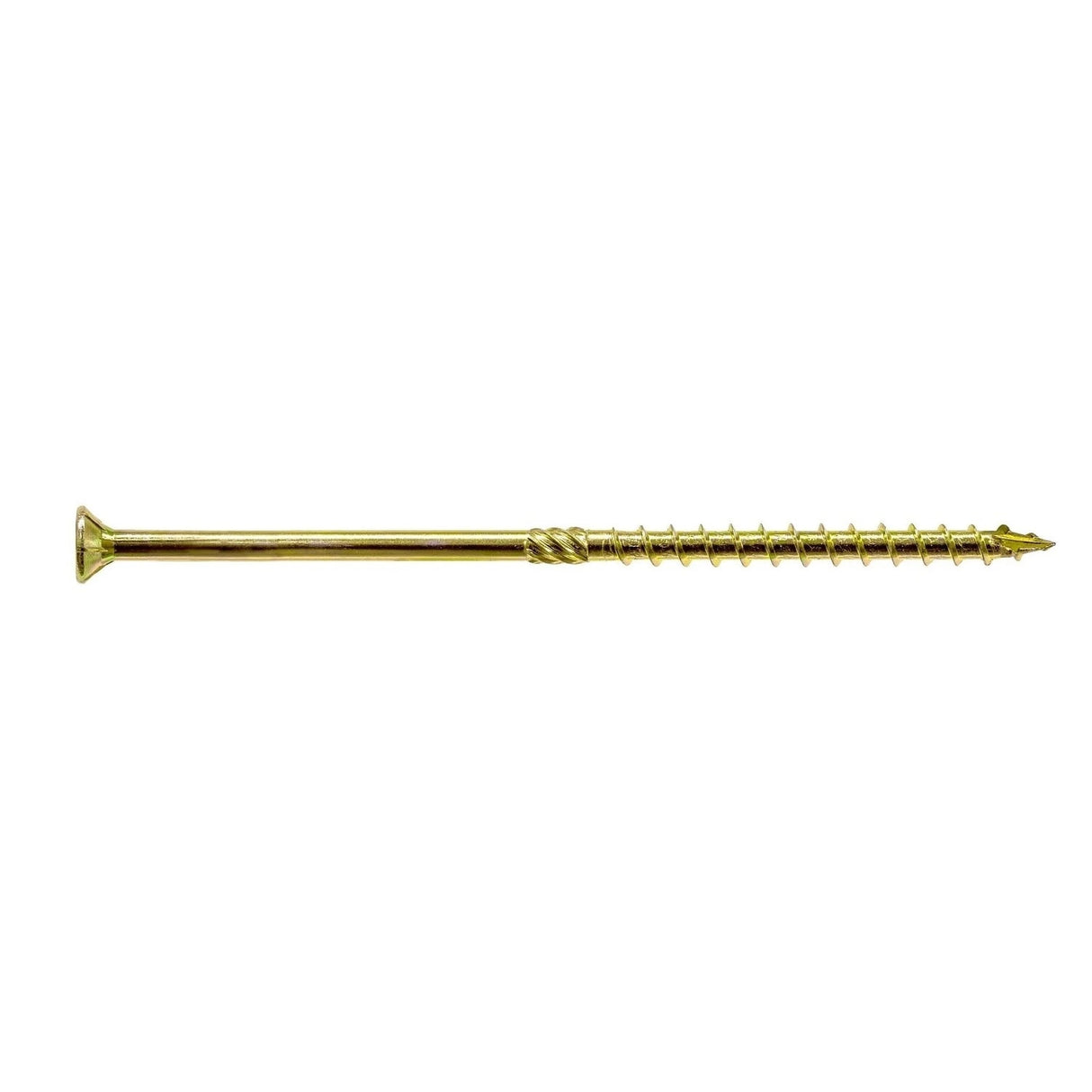 Simpson Strong-Tie SDCP22700-R50 Strong-Drive (0.225" x 7") T40 Yellow Zinc SDCFC Timber-CFC Screw, Flat Head w/ Nibs (50 Pack)
