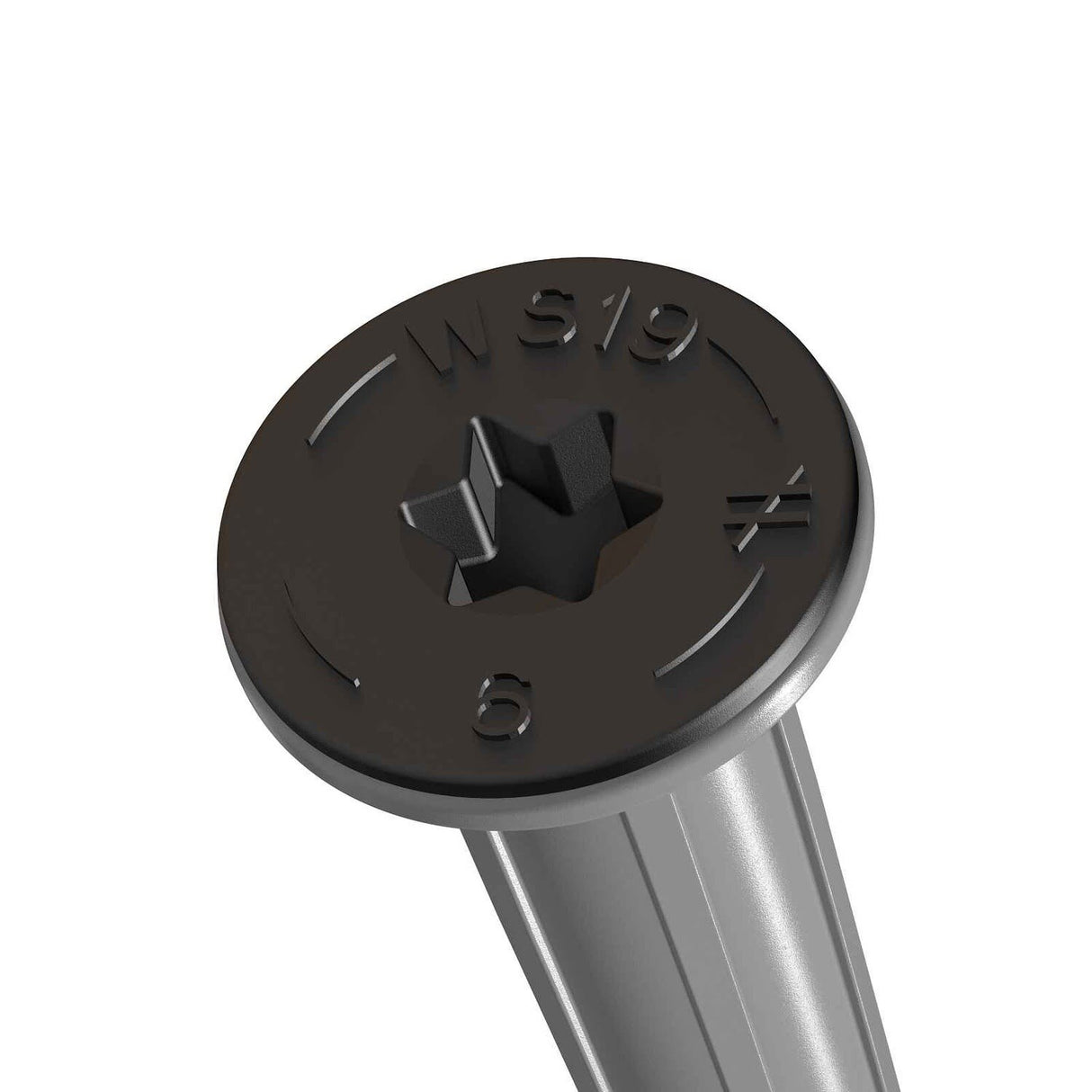 Simpson Strong-Tie SDPW19600MB Strong-Drive (0.140" x 6") T25 SDPW E-coat Deflector Screw, Washer Head, Gray (400 Pack) - 2