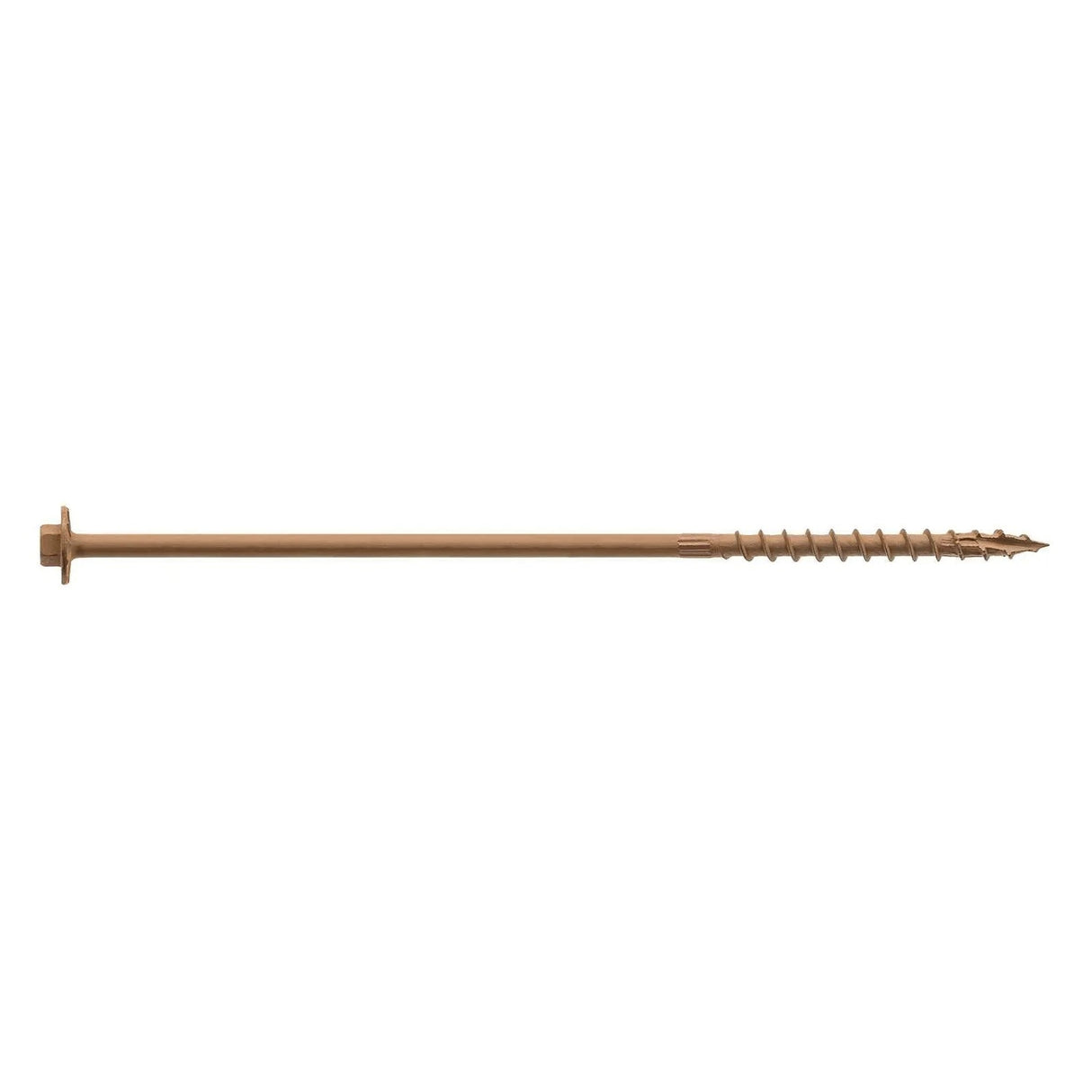 Simpson Strong-Tie SDWH19800DB-R12 Strong-Drive (0.195" x 8" x 5/16" Hex) SDWH Timber-Hex Screw with Double-Barrier Coating (12 Pack)