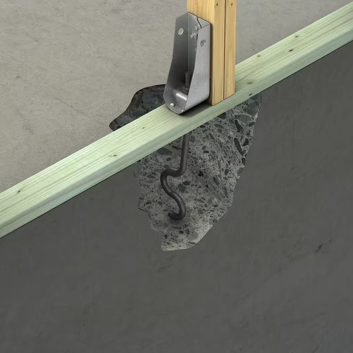 Simpson Strong-Tie SSTB16HDG-R (5/8 in. x 17-5/8 in.) Hot-Dip Galvanized Anchor Bolt for Concrete Applications - 7